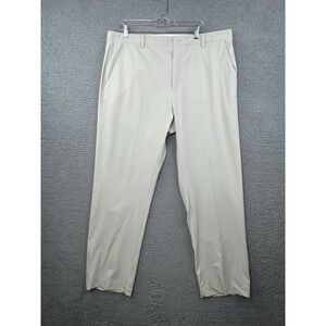 Footjoy FJ Golf Pants Mens 40x32 (Fits 40x30) Beige Performance Stretch Chino